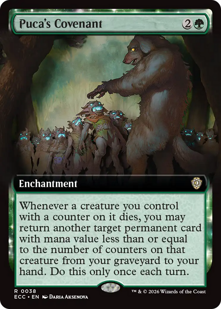 Puca's Covenant (Extended Art) [Lorwyn Eclipsed Commander] | Tabernacle Games