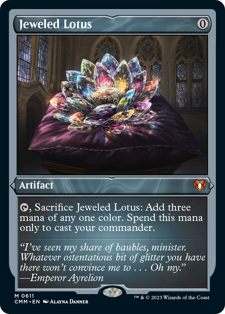 Jeweled Lotus (Foil Etched) [Commander Masters] | Tabernacle Games