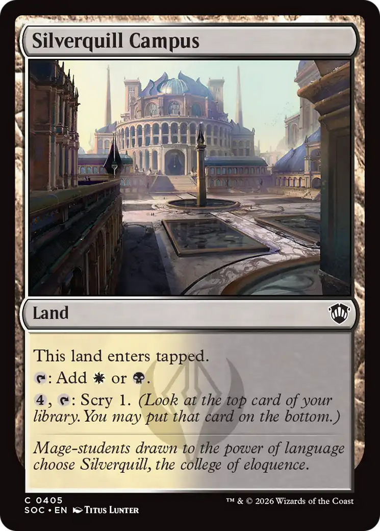 Silverquill Campus [Secrets of Strixhaven Commander] | Tabernacle Games