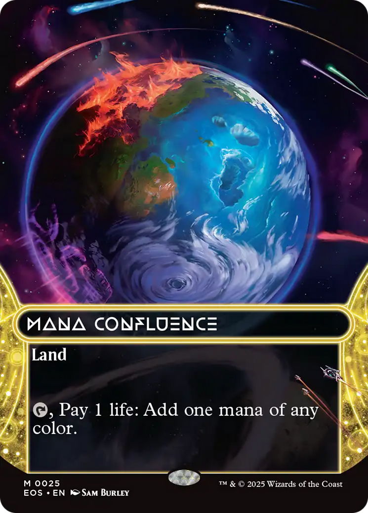 Mana Confluence (0025) (Borderless) [Edge of Eternities: Stellar Sights] | Tabernacle Games