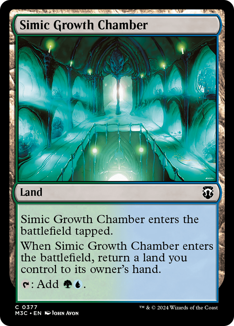 Simic Growth Chamber (Ripple Foil) [Modern Horizons 3 Commander] | Tabernacle Games