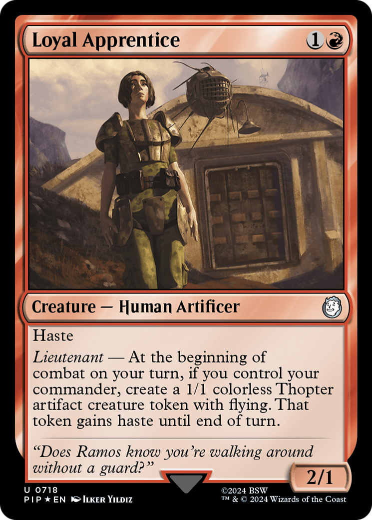 Loyal Apprentice (Surge Foil) [Fallout] | Tabernacle Games