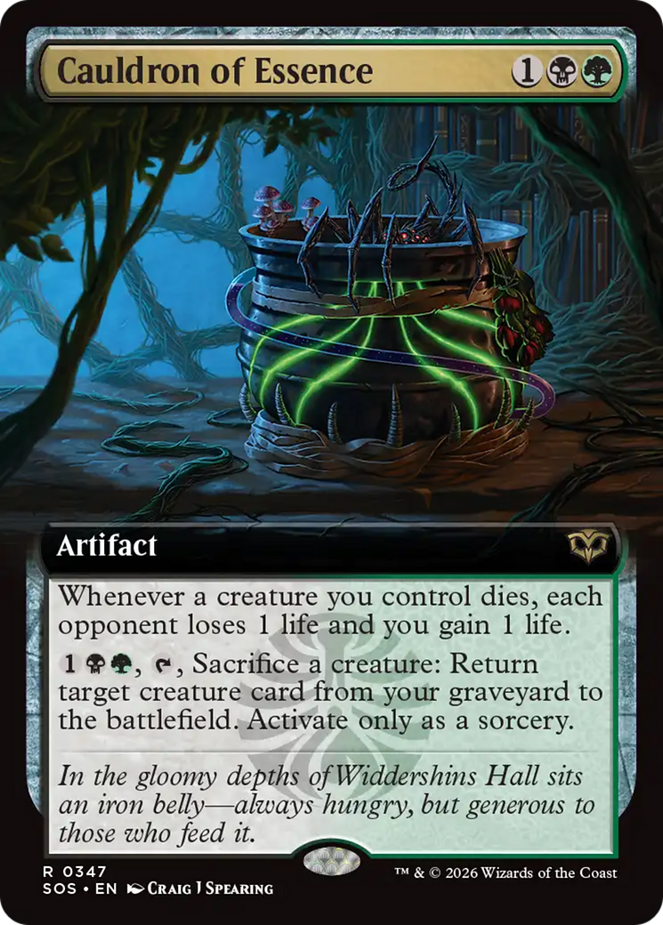 Cauldron of Essence (Extended Art) [Secrets of Strixhaven] | Tabernacle Games
