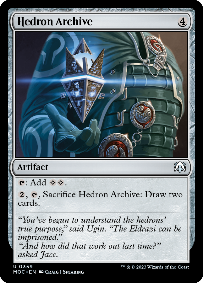 Hedron Archive [March of the Machine Commander] | Tabernacle Games