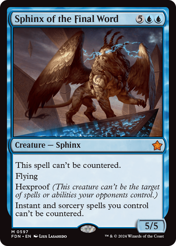 Sphinx of the Final Word [Foundations] | Tabernacle Games