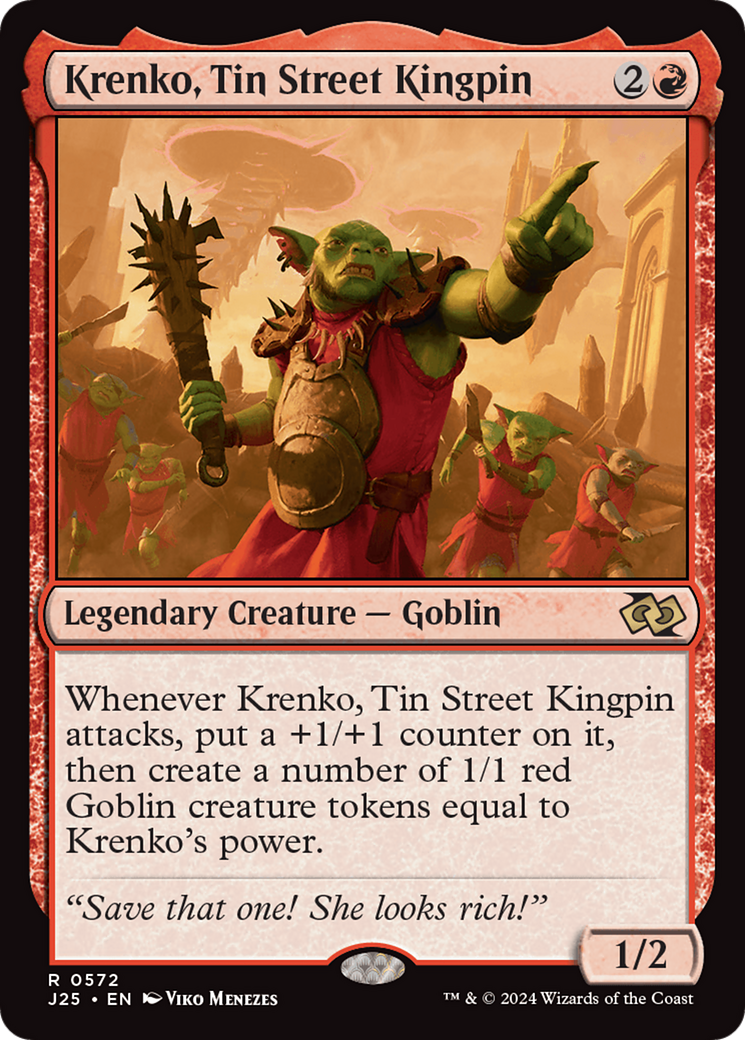 Krenko, Tin Street Kingpin [Foundations Jumpstart] | Tabernacle Games