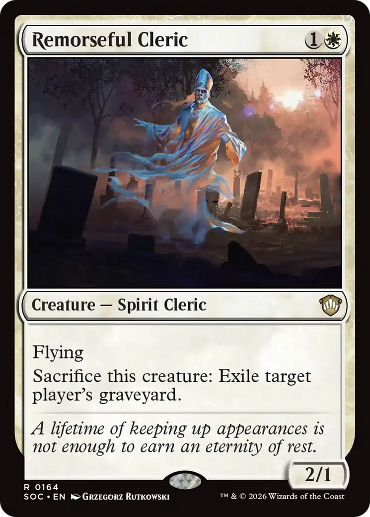 Remorseful Cleric [Secrets of Strixhaven Commander] | Tabernacle Games