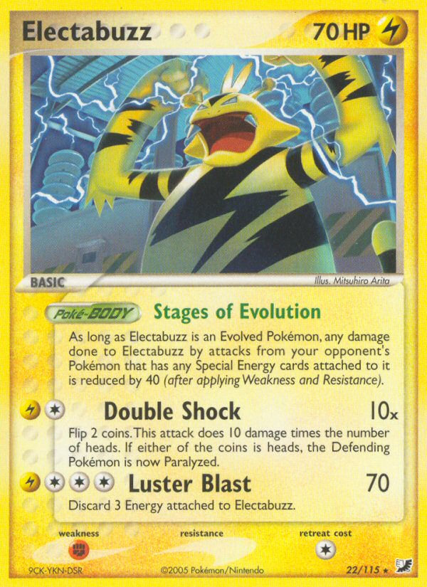 Electabuzz (22/115) [EX: Unseen Forces] | Tabernacle Games