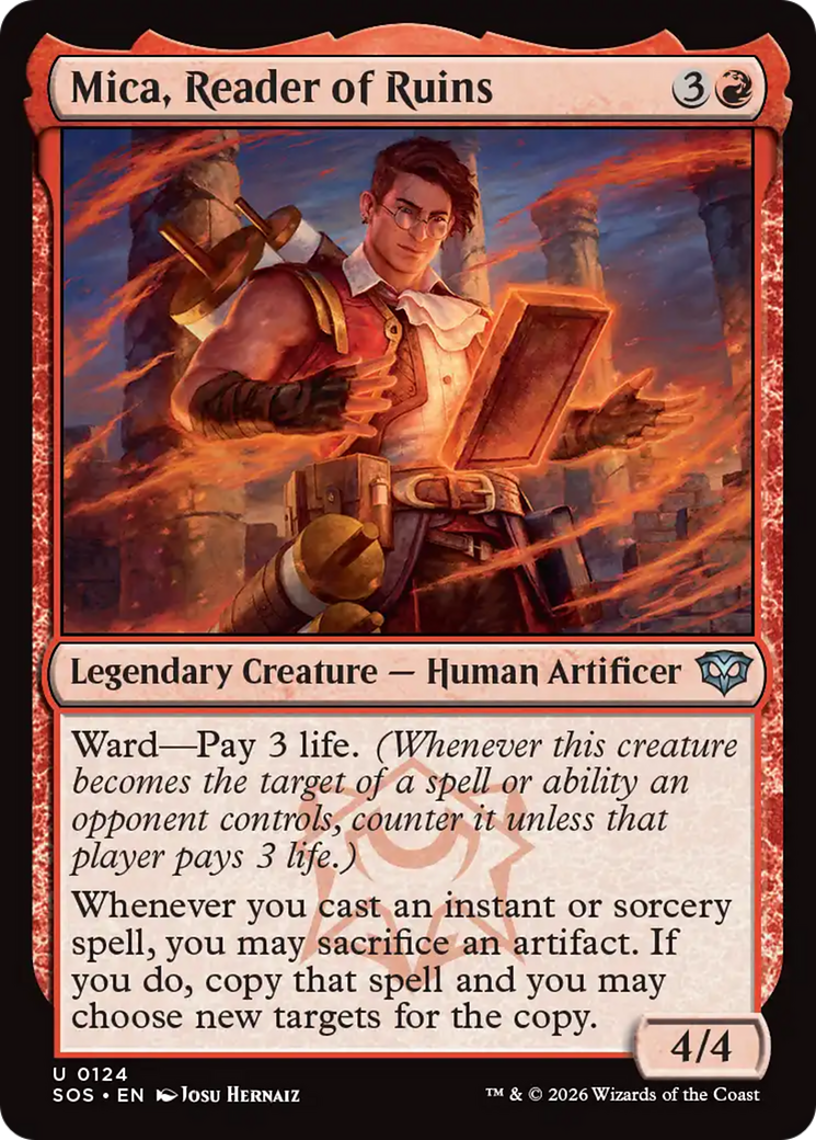 Mica, Reader of Ruins [Secrets of Strixhaven] | Tabernacle Games