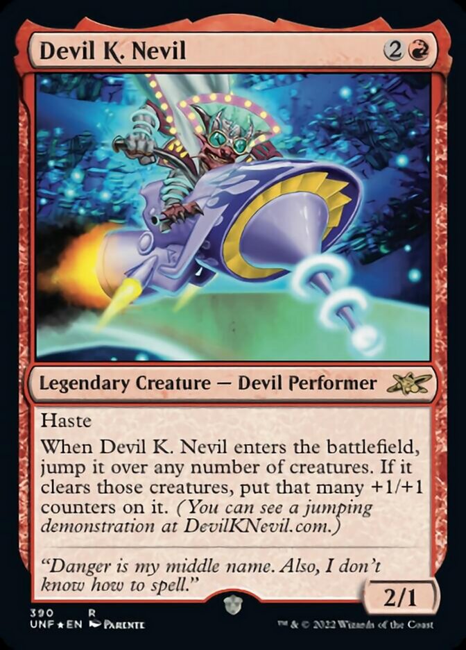 Devil K. Nevil (Galaxy Foil) [Unfinity] | Tabernacle Games