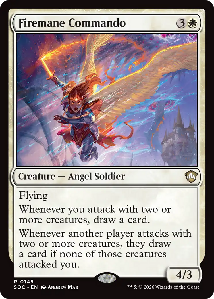 Firemane Commando [Secrets of Strixhaven Commander] | Tabernacle Games