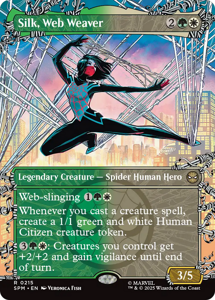 Silk, Web Weaver (Borderless) [Marvel's Spider-Man] | Tabernacle Games