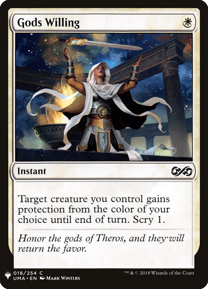 Gods Willing [Mystery Booster] | Tabernacle Games
