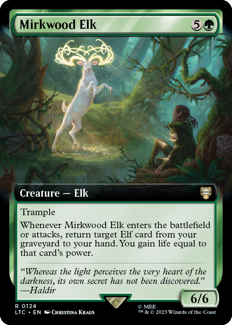 Mirkwood Elk (Extended Art) [The Lord of the Rings: Tales of Middle-Earth Commander] | Tabernacle Games