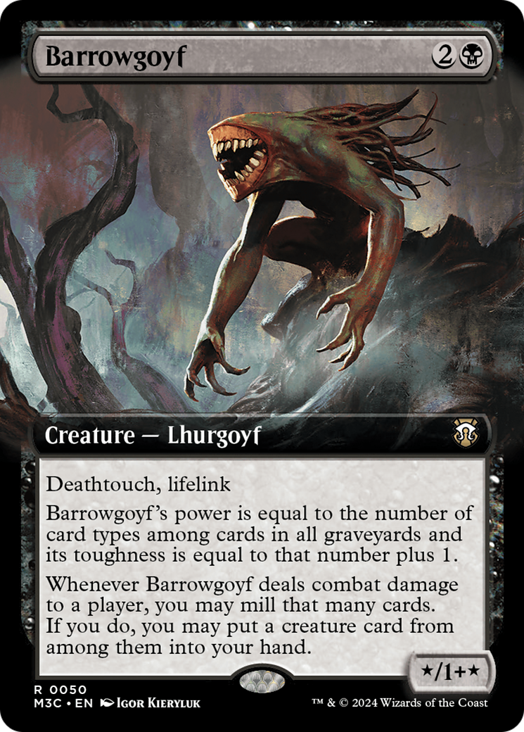 Barrowgoyf (Extended Art) [Modern Horizons 3 Commander] | Tabernacle Games