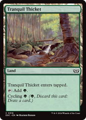 Tranquil Thicket [Duskmourn: House of Horror Commander] | Tabernacle Games