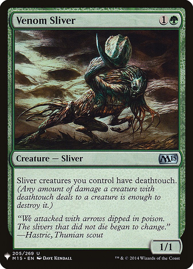 Venom Sliver [Mystery Booster] | Tabernacle Games
