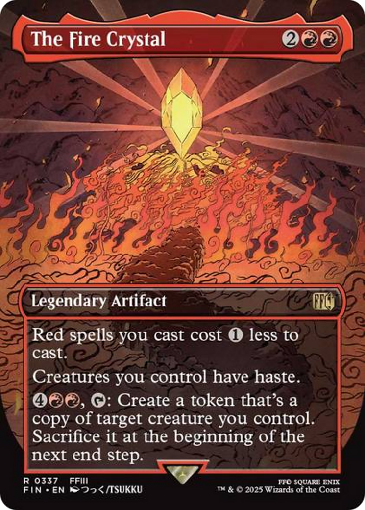 The Fire Crystal (Borderless) [FINAL FANTASY] | Tabernacle Games