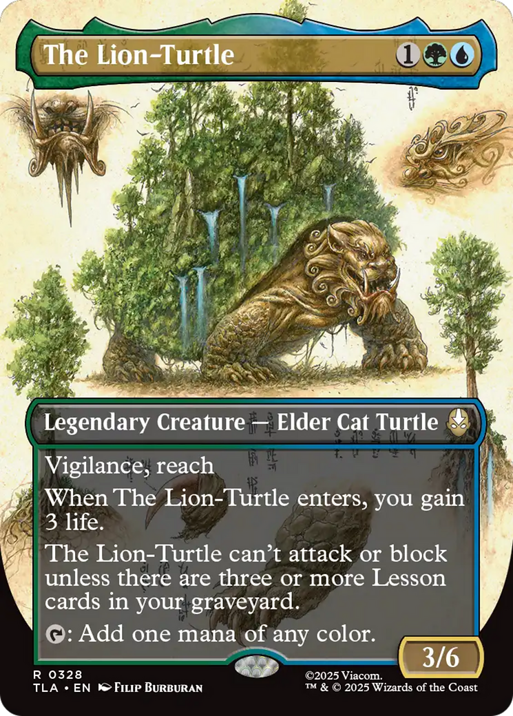 The Lion-Turtle (Borderless) [Avatar: The Last Airbender] | Tabernacle Games