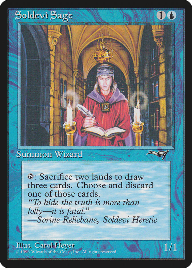 Soldevi Sage (Standing) [Alliances] | Tabernacle Games