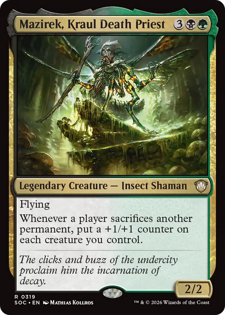 Mazirek, Kraul Death Priest [Secrets of Strixhaven Commander] | Tabernacle Games