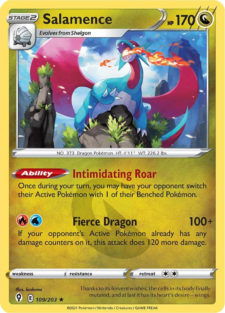Salamence (109/203) [Sword & Shield: Evolving Skies] | Tabernacle Games