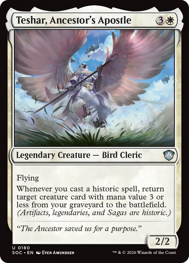 Teshar, Ancestor's Apostle [Secrets of Strixhaven Commander] | Tabernacle Games
