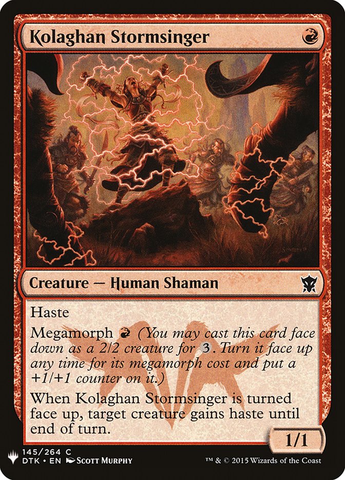 Kolaghan Stormsinger [Mystery Booster] | Tabernacle Games