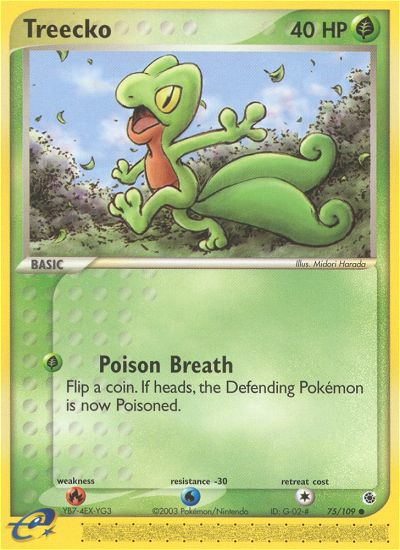 Treecko (75/109) [EX: Ruby & Sapphire] | Tabernacle Games