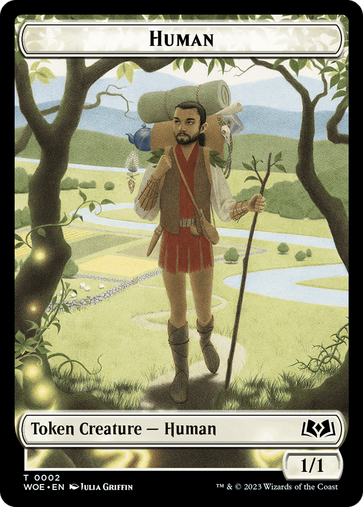 Human Token [Wilds of Eldraine Tokens] | Tabernacle Games