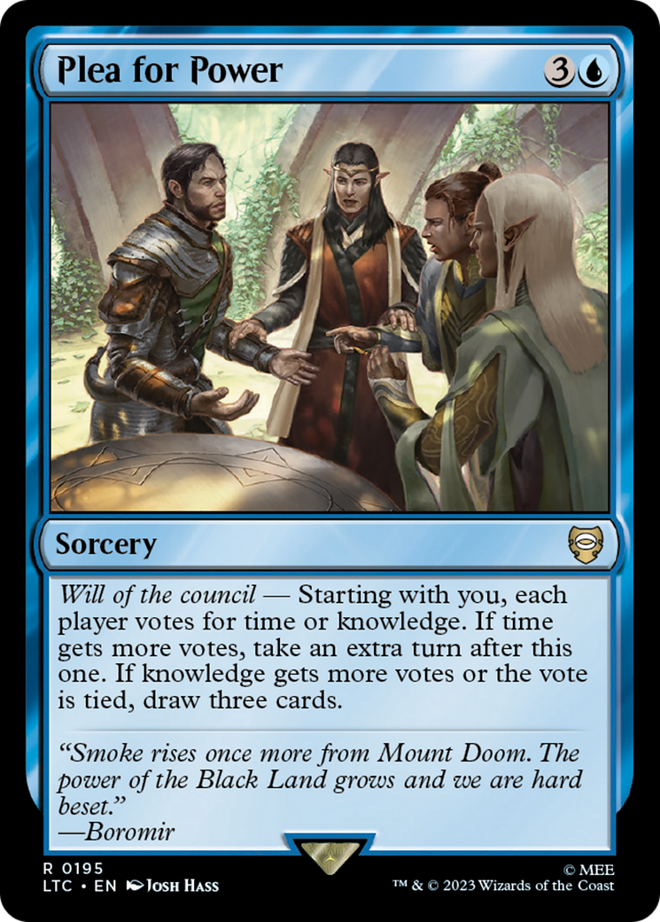 Plea for Power [The Lord of the Rings: Tales of Middle-Earth Commander] | Tabernacle Games