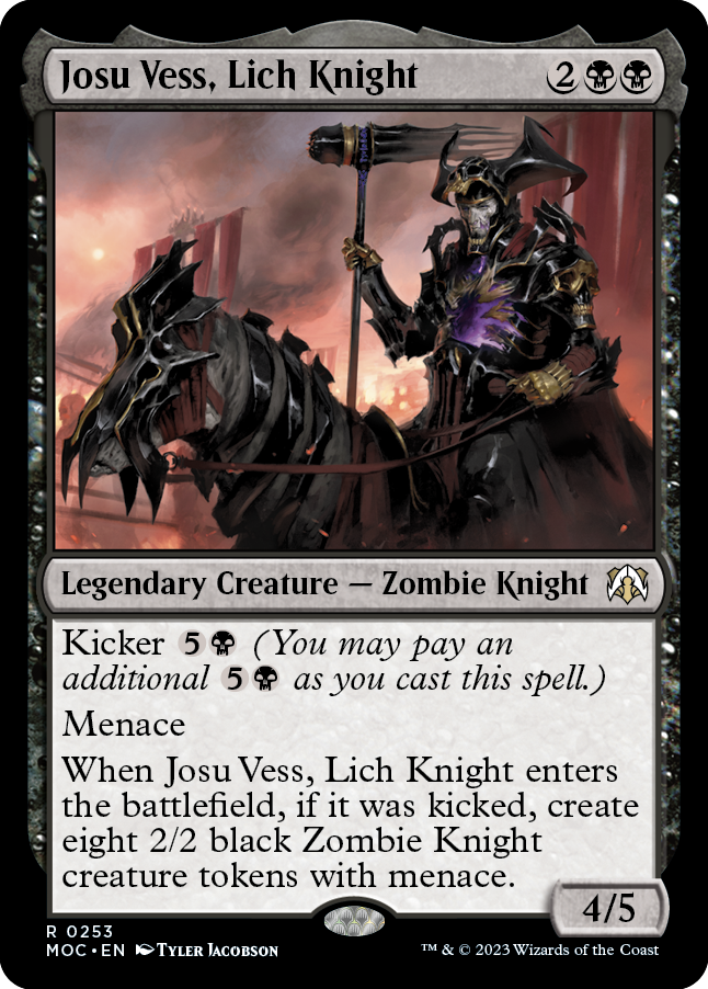 Josu Vess, Lich Knight [March of the Machine Commander] | Tabernacle Games