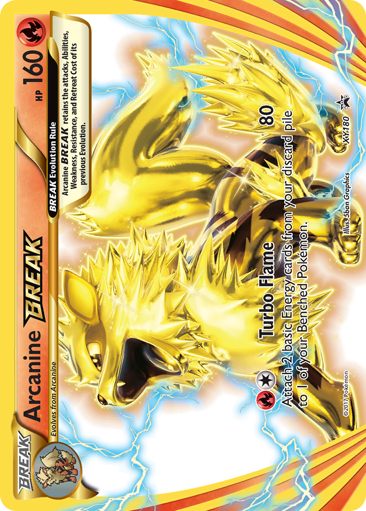 Arcanine BREAK (XY180) [XY: Black Star Promos] | Tabernacle Games