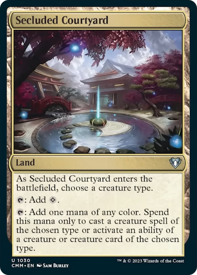 Secluded Courtyard [Commander Masters] | Tabernacle Games