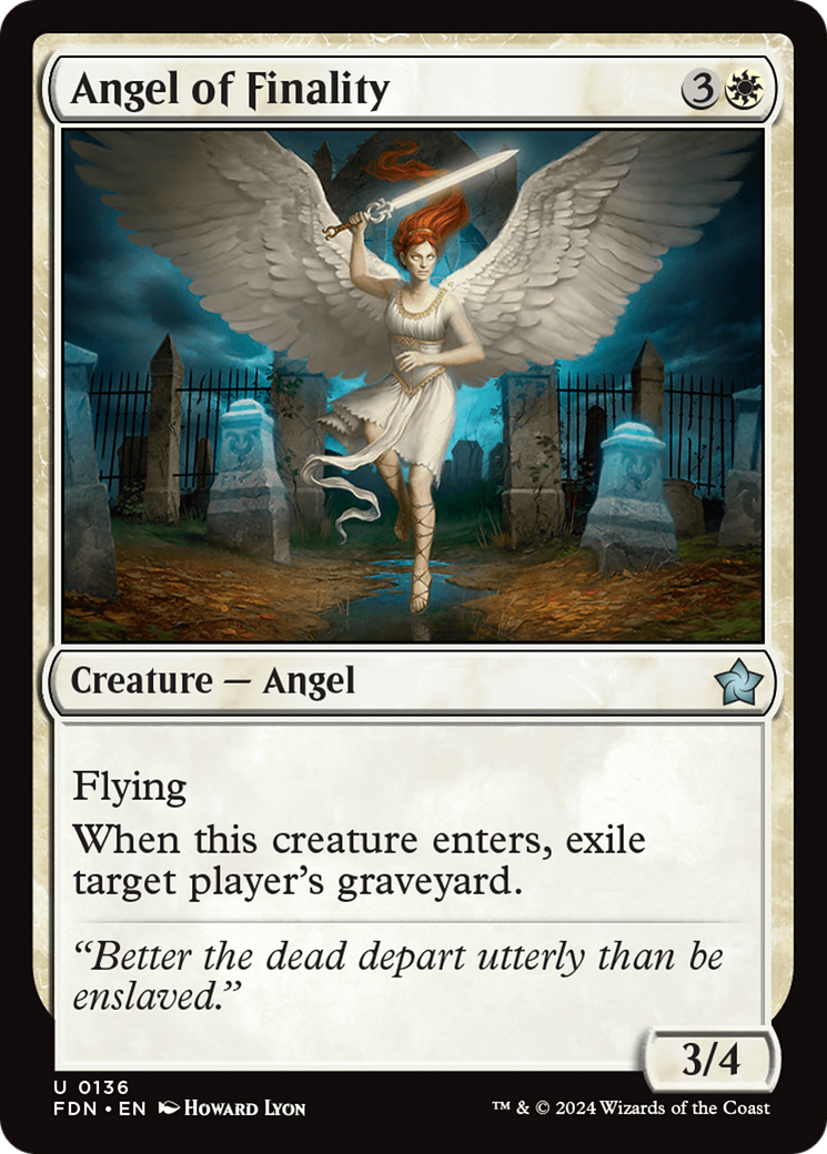 Angel of Finality [Foundations] | Tabernacle Games