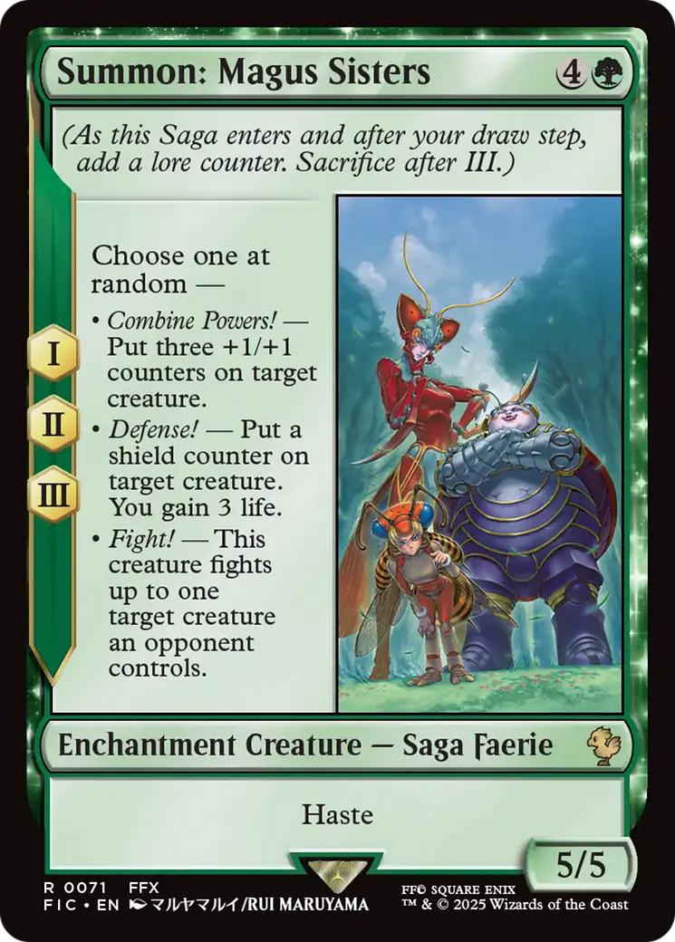 Summon: Magus Sisters [FINAL FANTASY Commander] | Tabernacle Games