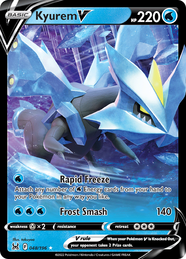 Kyurem V (048/196) (Jumbo Card) [Sword & Shield: Lost Origin] | Tabernacle Games