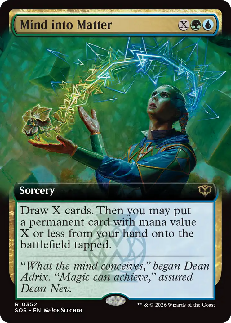 Mind into Matter (Extended Art) [Secrets of Strixhaven] | Tabernacle Games