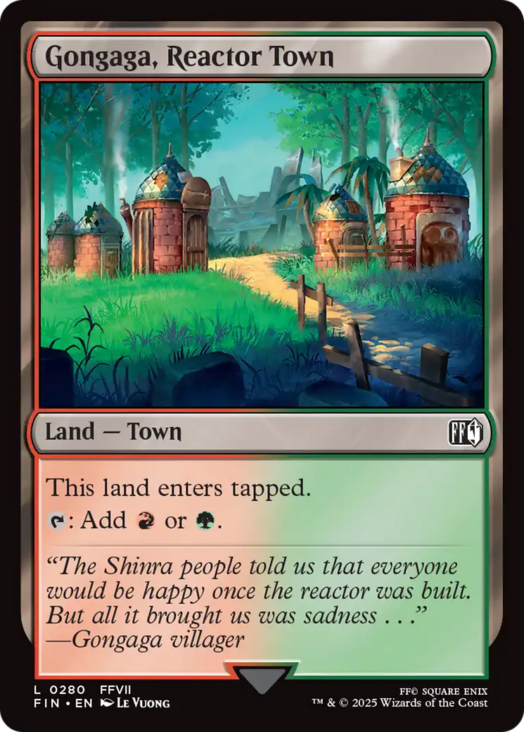 Gongaga, Reactor Town [FINAL FANTASY] | Tabernacle Games