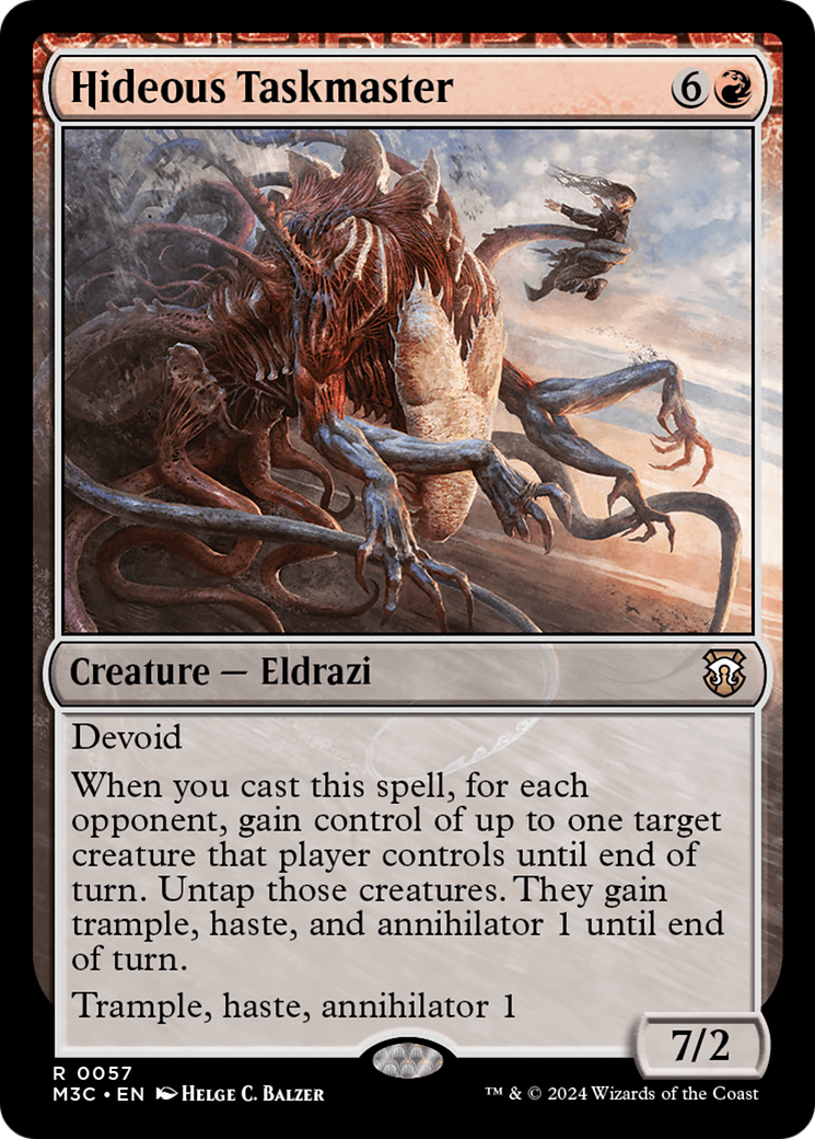 Hideous Taskmaster [Modern Horizons 3 Commander] | Tabernacle Games