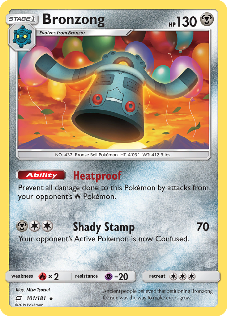 Bronzong (101/181) [Sun & Moon: Team Up] | Tabernacle Games
