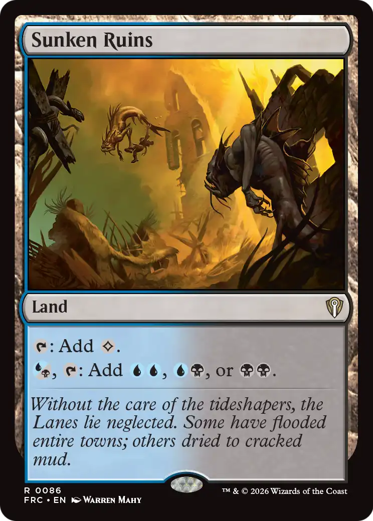Sunken Ruins [Reality Fracture Commander] | Tabernacle Games