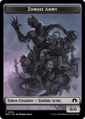Eldrazi Spawn // Zombie Army Double-Sided Token [Modern Horizons 3 Tokens] | Tabernacle Games