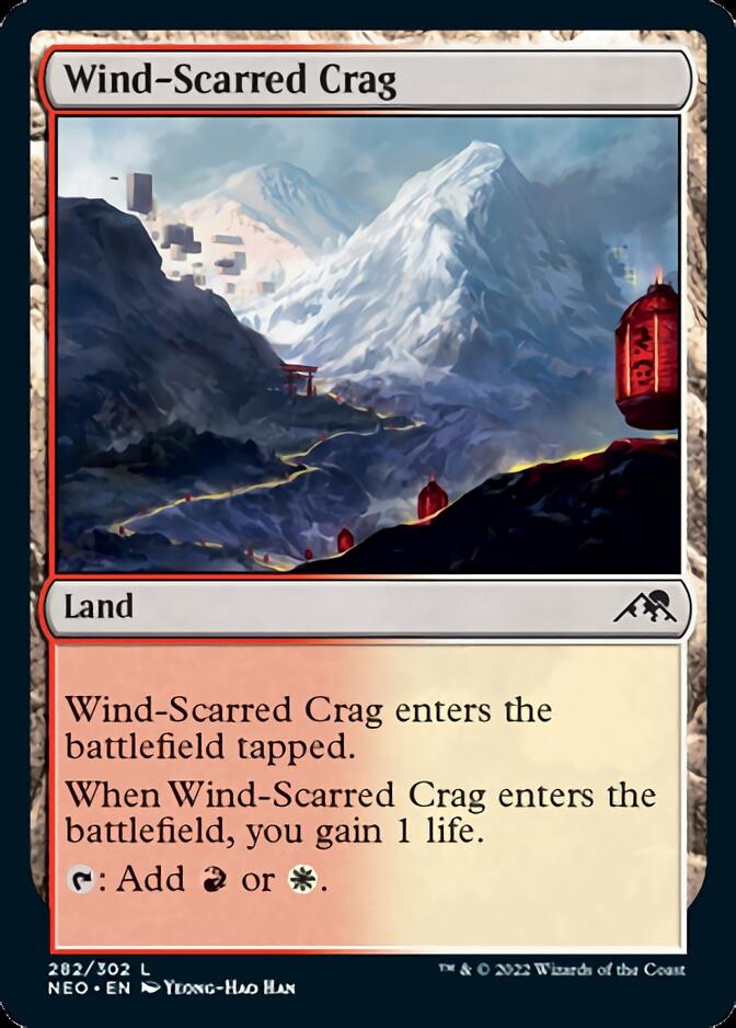 Wind-Scarred Crag [Kamigawa: Neon Dynasty] | Tabernacle Games