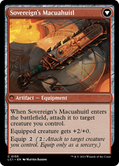 Idol of the Deep King // Sovereign's Macuahuitl [The Lost Caverns of Ixalan] | Tabernacle Games