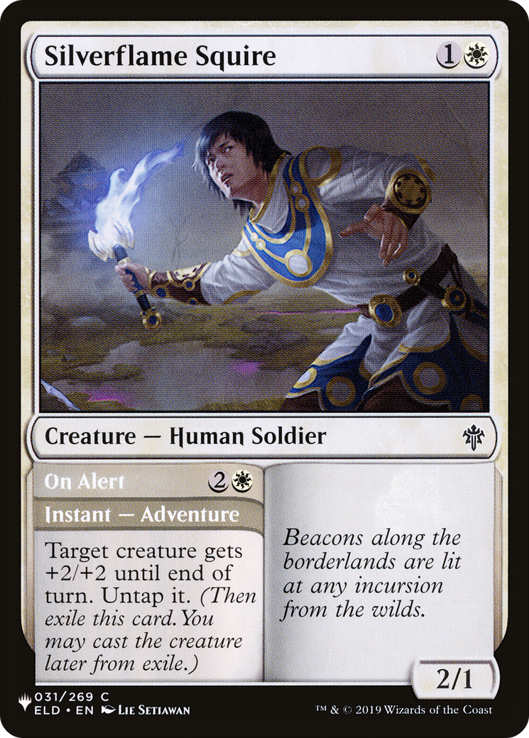 Silverflame Squire [The List Reprints] | Tabernacle Games