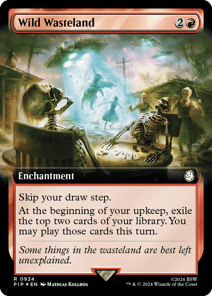 Wild Wasteland (Extended Art) (Surge Foil) [Fallout] | Tabernacle Games