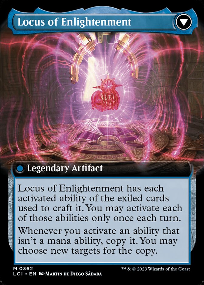 The Enigma Jewel // Locus of Enlightenment (Extended Art) [The Lost Caverns of Ixalan] | Tabernacle Games