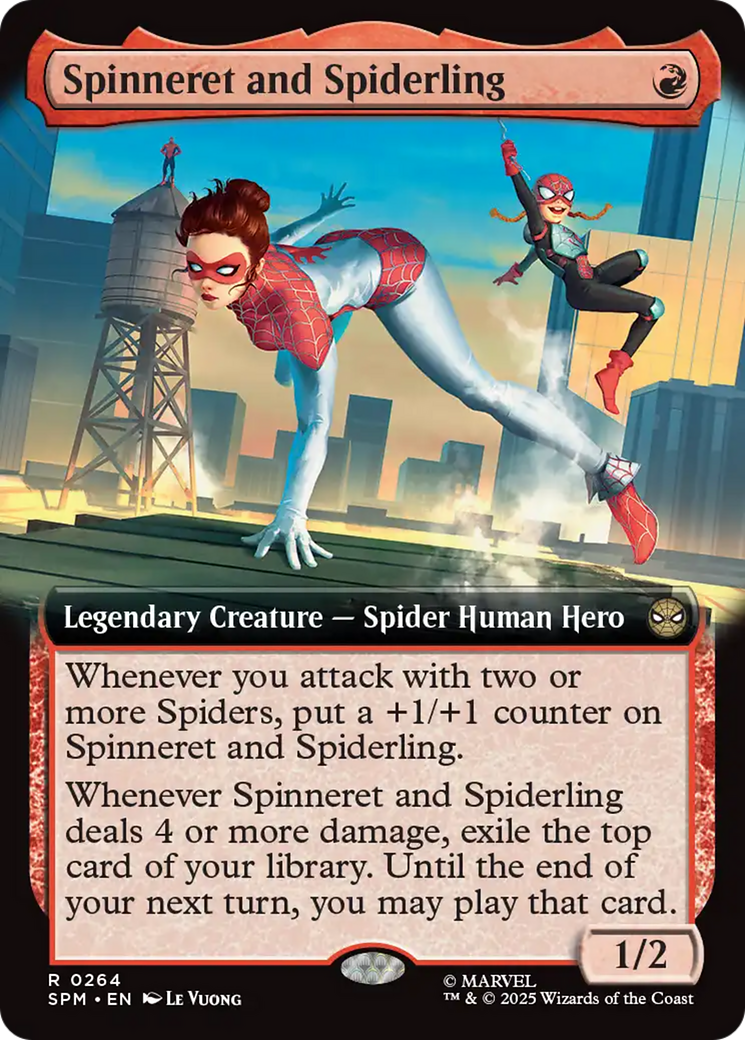 Spinneret and Spiderling (Extended Art) [Marvel's Spider-Man] | Tabernacle Games