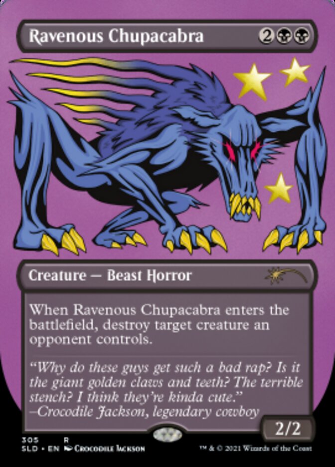 Ravenous Chupacabra (Borderless) (Foil Etched) [Secret Lair Drop Series] | Tabernacle Games